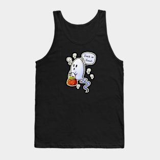 Ghost Trick or Treat - Halloween Tank Top